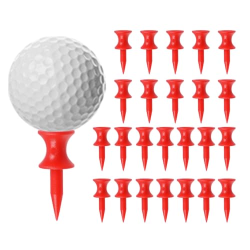 kivrimlarv Golf-Tees Bulk – Anti-lice Outdoor-Golfbälle Tees – Indoor Golfbälle Tees 31 mm Radtyp stoßfest für Golf-Übungszubehör von kivrimlarv