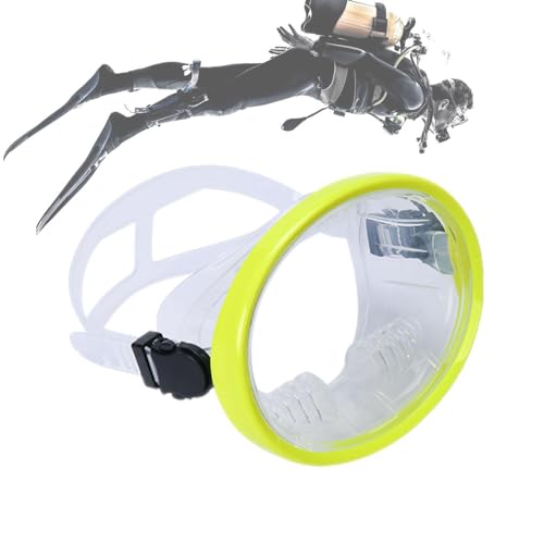 kivrimlarv Taucherbrille, Schnorchel-Gesichtsschutz, HD-Sichtschutz, Komfort-Design, Speerfischerbrille mit Klarsicht-Technologie von kivrimlarv
