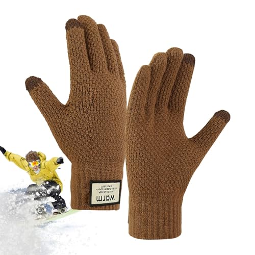 kivrimlarv Warme Winterhandschuhe – Thermo-Handhandschuhe, wiederverwendbare Touchscreen-Handschuhe, warme Handschuhe zum Skifahren von kivrimlarv