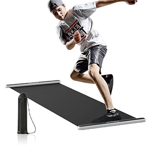 Workout-Schiebebrett | 180 x 50 cm Schiebematte – Balance-Übungsbrett für Innen- und Fitnessstudio, Fitness-Übungsmatte für niedrige Belastung, Balance-Training von kot-au