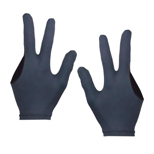 kowaku 2Pcs Billard Handschuhe DREI Finger Handschuhe für Spielen Indoor Spiel Frauen von kowaku