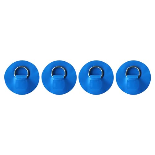 kowaku 4er Set D-Ringe und D-Pads für Wassersportausrüstung, Blau von kowaku