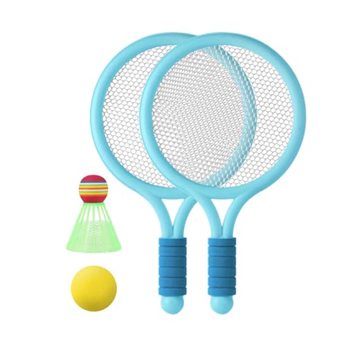 kowaku Badminton-Set für Kinder, Tennisschläger, Sportspielzeug mit Federbällen und Tennisbällen für den Spielplatz, Anfänger, Kinder von kowaku