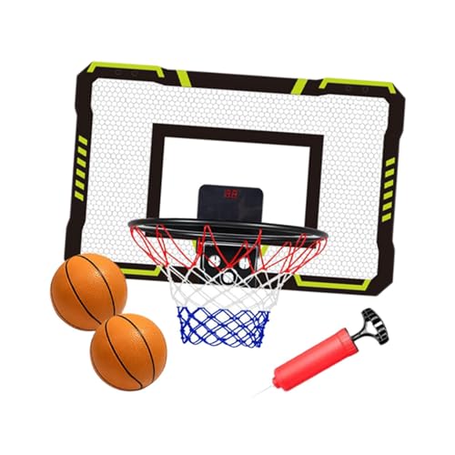 kowaku Basketballkorb mit Digitalem Scoreboard, Flexibel Einsetzbar, Einfache Montage, Ideal für Freizeitsport, Schwarz von kowaku