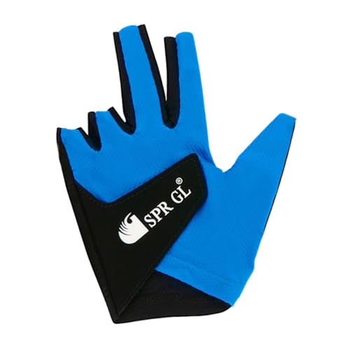 kowaku Hochwertiger Billardhandschuh für Den Linken Finger, Blau von kowaku