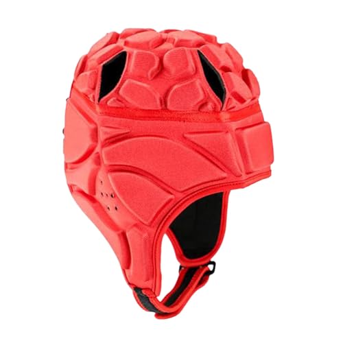 kowaku Hochwertiger Rugby Helm für Maximalen Schutz Beim Spiel, Rot von kowaku