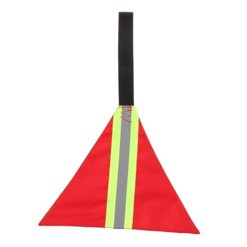 kowaku Kajak Sicherheitsflagge für Sicheres Paddeln, Rotes Dreieck von kowaku