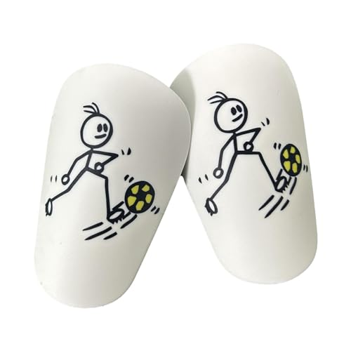 kowaku Mini Fußball Schienbeinschoner für Kinder, Schutzset für Beine, Leicht Und, Gelb von kowaku