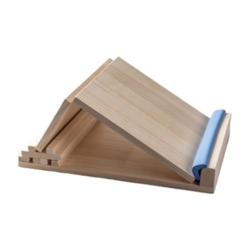 kowaku Neigbare Holzplatte für Gleichgewichtstraining Und Dehnübungen, 8 einstellbare Winkel von kowaku