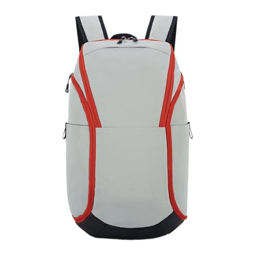kowaku Sportrucksack mit Integrierter Ballaufbewahrung, Tasche für Fitness Und Fußball, Grau weiß von kowaku