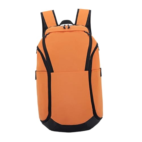 kowaku Sportrucksack mit Integrierter Ballaufbewahrung, Tasche für Fitness Und Fußball, Orange von kowaku