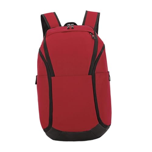 kowaku Sportrucksack mit Integrierter Ballaufbewahrung, Tasche für Fitness Und Fußball, Rot von kowaku