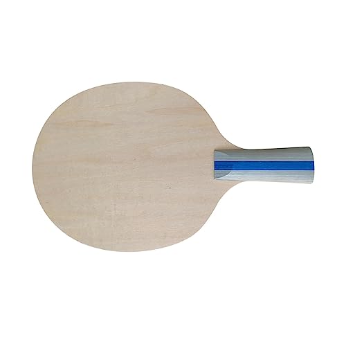 kowaku Tischtennisschläger, 5-lagige Holz-Tischtennispaddel-Grundplatte, Tischtennisschläger für Sportler, Anfänger, Gelegenheitsspielertraining, 239mm x 147mm von kowaku