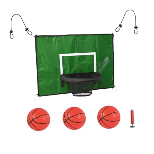 kowaku Trampolin Basketballkorb Set für Kinder, Minibällen von kowaku