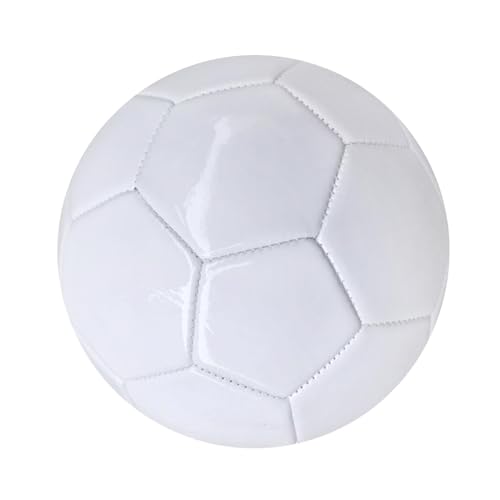 kowaku Weißer Fußball, Profi Sportball für Alle Altersgruppen, Größe 3 von kowaku