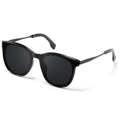 kunchu Sonnenbrille-Damen-Polarisiert-Retro-Runde-Trendy- Klassisch-UV400-Schutz-Ultraleicht-Kleine-für-Schmales- Gesicht von kunchu