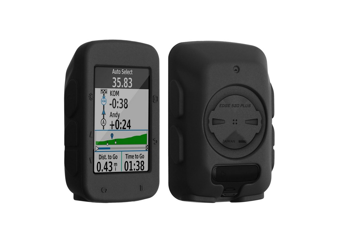 kwmobile Backcover Hülle für Garmin Edge 520, Silikon GPS Fahrrad Case Schutzhülle von kwmobile