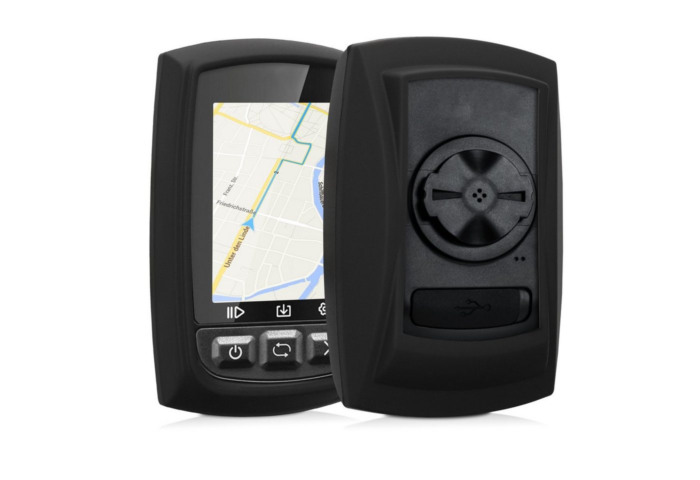 kwmobile Backcover Hülle für IGPSPORT iGS50E / iGS50, Silikon GPS Fahrrad Case Schutzhülle von kwmobile