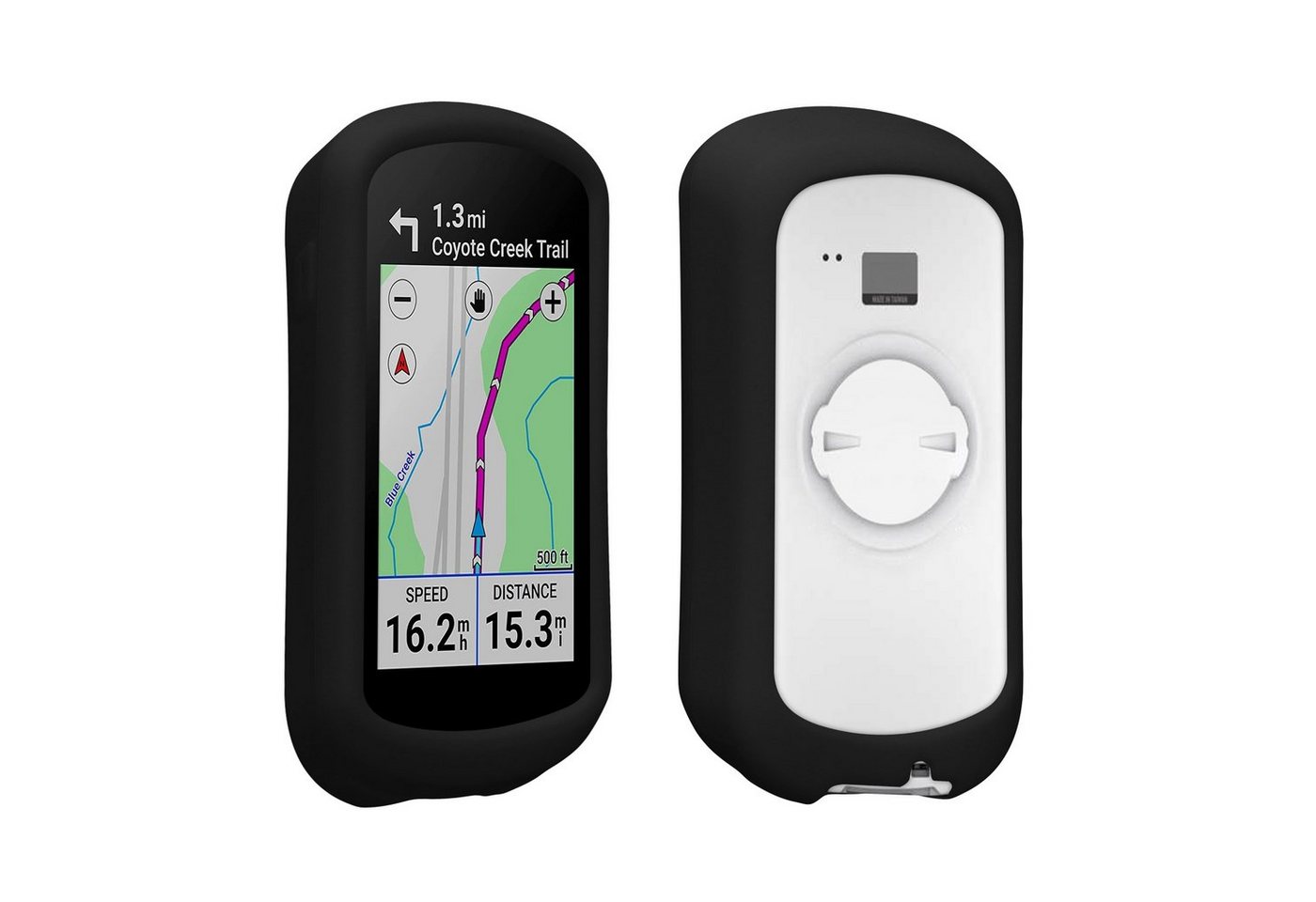 kwmobile Bumper kwmobile Hülle für Garmin Edge Explore 2, Silikon GPS Fahrrad Case Schutzhülle - in Schwarz von kwmobile