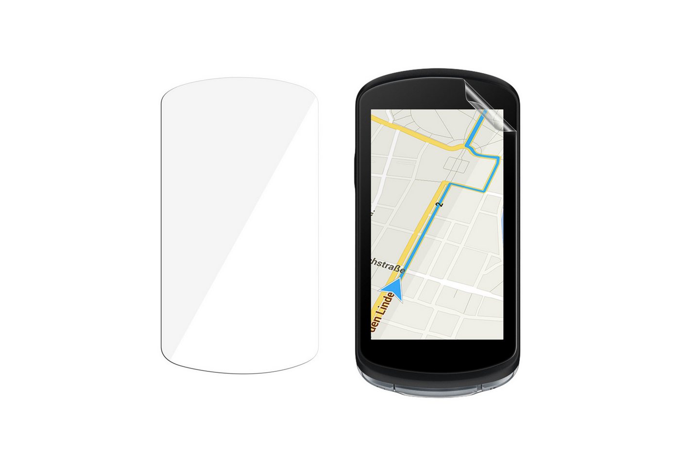 kwmobile Displayschutzfolie 2x Fahrrad GPS Folie für Garmin Edge 1040 / 1040 Solar, 2 Stück, Displayschutzfolie für Bike GPS Computer transparenter Displayschutz von kwmobile