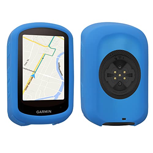 kwmobile Hülle kompatibel mit Garmin Edge 840 / Edge 540 - Silikon GPS Fahrrad Case Schutzhülle - in Blau von kwmobile