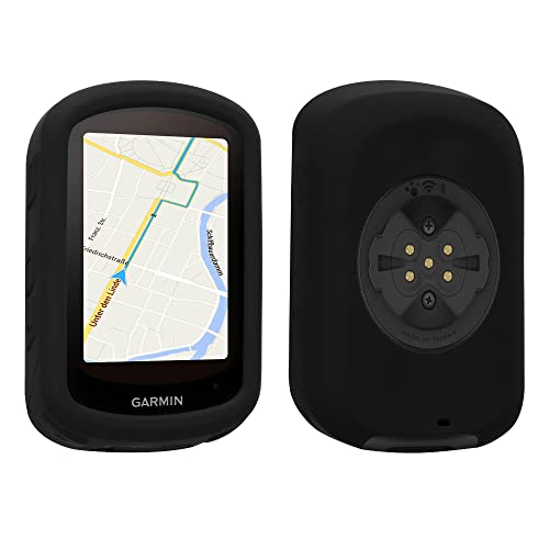 kwmobile Hülle kompatibel mit Garmin Edge 840 / Edge 540 - Silikon GPS Fahrrad Case Schutzhülle - in Schwarz von kwmobile