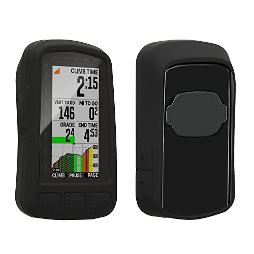 kwmobile Hülle kompatibel mit Wahoo Elemnt Roam V2 - Silikon GPS Fahrrad Case Schutzhülle - in Schwarz von kwmobile