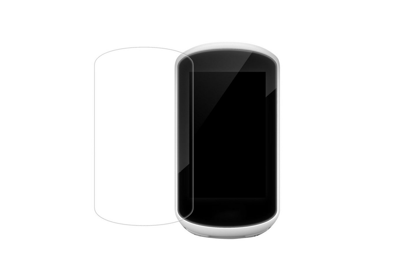 kwmobile Schutzfolie 2x Schutzglas für Garmin Edge Explore, (1-St), Hartglas Schutzfolien Set für Fahrrad GPS - Displayschutz von kwmobile