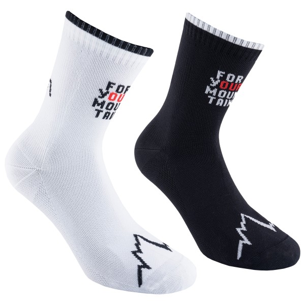La Sportiva - For Your Mountain Socks - Laufsocken Gr L weiß von la sportiva