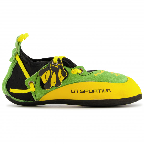 La Sportiva - Kid's Stickit - Kletterschuhe Gr 26/27 gelb/grün/oliv von la sportiva