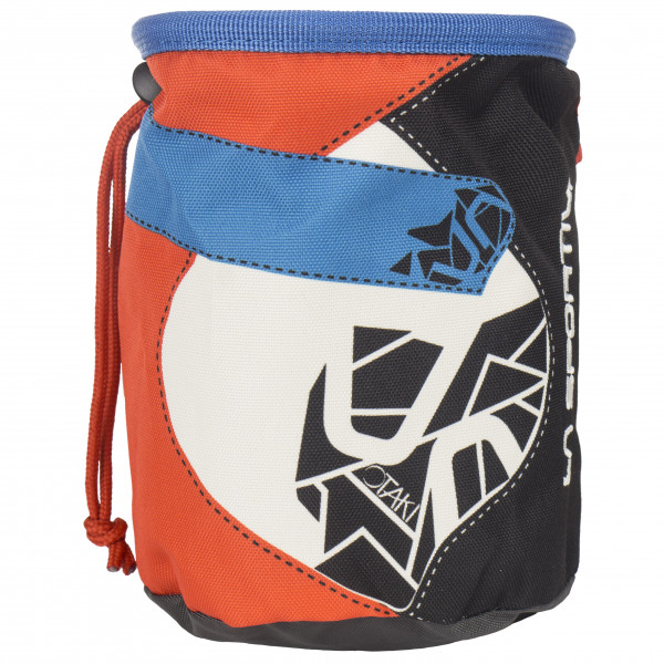 La Sportiva - Otaki Chalk Bag - Chalkbag Gr One Size schwarz/rot/weiß/blau von la sportiva