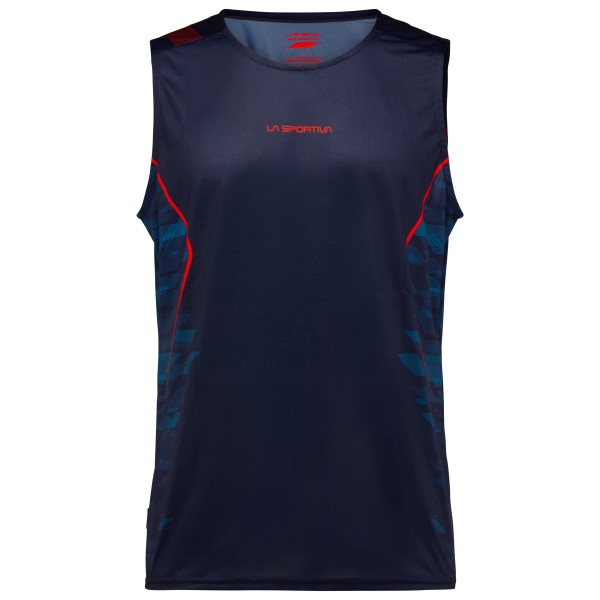 La Sportiva - Pacer Tank - Laufshirt Gr M blau von la sportiva