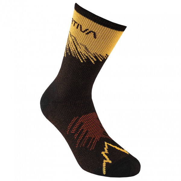 La Sportiva - Sky Socks - Laufsocken Gr XXL schwarz von la sportiva