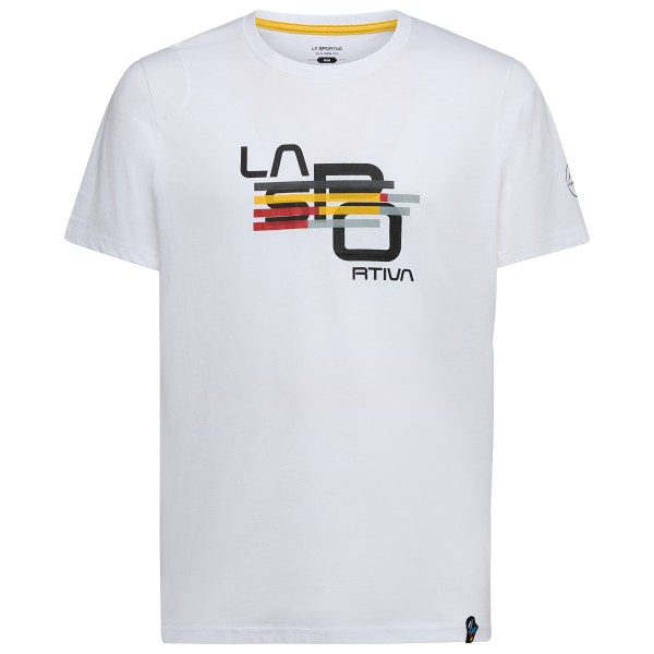 La Sportiva - Stripe Cube T-Shirt - T-Shirt Gr M weiß/grau von la sportiva