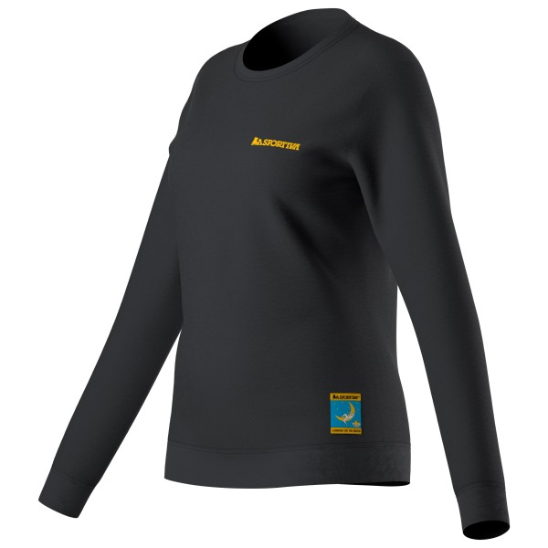 La Sportiva - Women's Climbing On The Moon Sweatshirt - Pullover Gr M schwarz von la sportiva