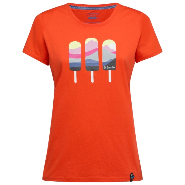 La Sportiva - Women's Icy Mountains T-Shirt - T-Shirt Gr L rot von la sportiva