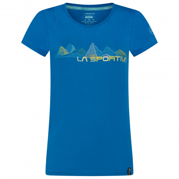 La Sportiva - Women's Peaks - T-Shirt Gr L;M;S;XL;XS blau;gelb;rot;schwarz von la sportiva