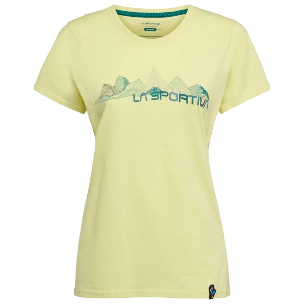 La Sportiva - Women's Peaks - T-Shirt Gr L gelb von la sportiva
