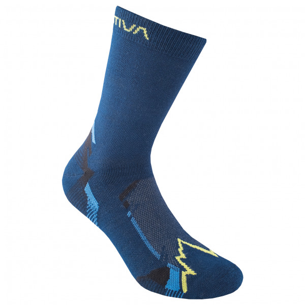 La Sportiva - X-Cursion Socks - Wandersocken Gr L blau von la sportiva