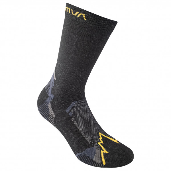 La Sportiva - X-Cursion Socks - Wandersocken Gr L grau/schwarz von la sportiva