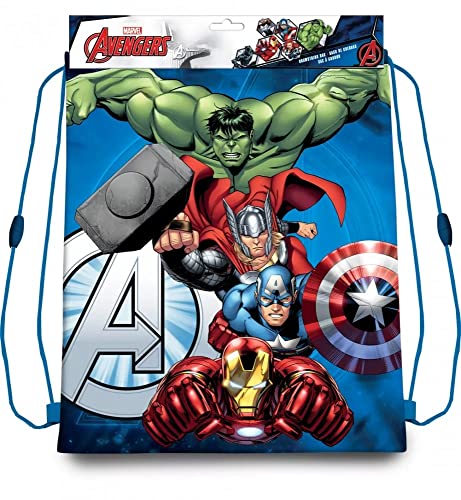 Gymtasche Motiv Avengers Hulk Iron Man Turnbeutel Schuhbeutel Schulter Tasche Schule 40x30cm von lau-fashion