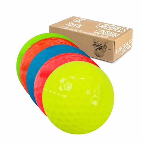 lbc-sports LbcGolf Bunte Fun gemischte Golfbälle 25 Stück - AAAA - AAA - bunt - Lakeballs - gebrauchte Golfbälle - Teichbälle - lustig - farbig - Damen - Top Qualität von lbc-sports