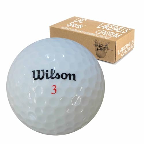 LbcGolf Golf Lakebälle Wilson 100 Mix - AAAA-AAA - weiß - gebrauchte Golfbälle - Lakeballs - Teichbälle von lbc-sports