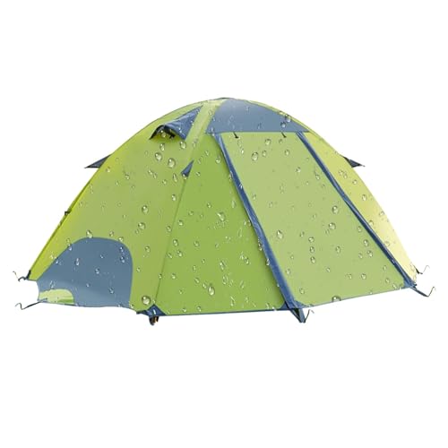 Leryveo 2-Personen-Zelt,2-Personen-Zelte für Camping, Pop-Up-Zelt, großes Campingzelt, wasserdicht, Wanderzelte für Rucksacktouren, feinmaschige Campingzelte für Familien, Outdoor, Kinder von leryveo