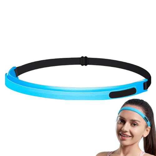 Leryveo Athletisches Stirnband, elastische Sport-Stirnbänder | Schweißband-Kopfbedeckung - Silikon-Griff-Übungshaar-Schweißbänder, elastisches Sport-Stirnband-Schweißband von leryveo