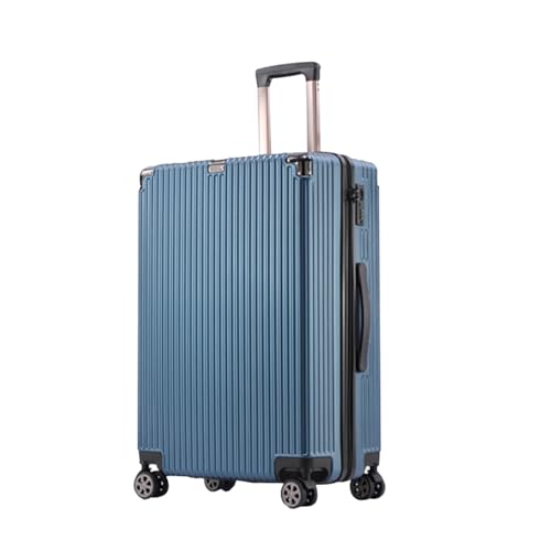 lesulety Handgepäckkoffer Carry on Koffer 20-Zoll ABS + PC Hardshell Spinner Trolley,Blau,22in von lesulety