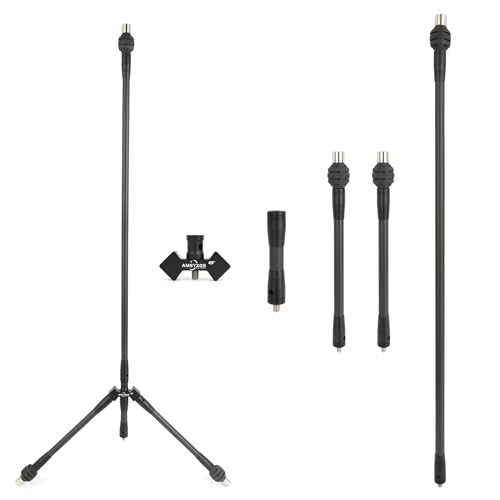 limaity Bogenschießen Stabilisator Kit Balance Rod 3K Reiner Kohlefaser Bogen Stabilisator Balance Rod Set für Compound Bogen Recurve Bogenschießen Balance (Schwarz, 30"-40°) von limaity