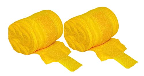 Boxbandagen "Elastisch, 2,5m, Farbe gelb / LISARO von lisaro