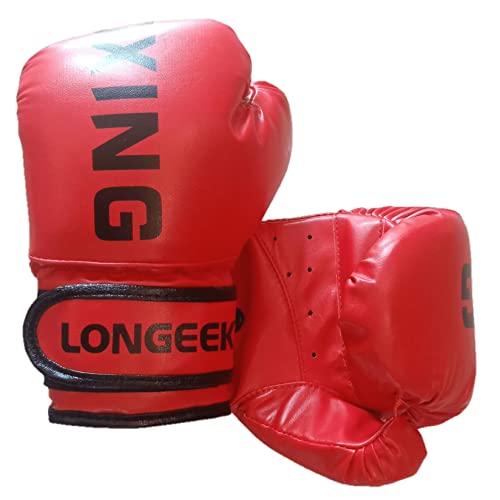 Longeek Boxhandschuhe Kinder 6oz Training Fight Gloves Sparring Boxsack Muay Thai Kampfhandschuhe für 6-15 Jahre Baby von longeek