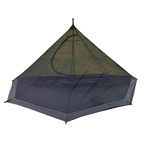 Longeek Camping Zelt Multifunktionale Hälfte Moskitonetz 4 Jahreszeiten Backpacking Reisen mit Wasserdichten Teppich von longeek